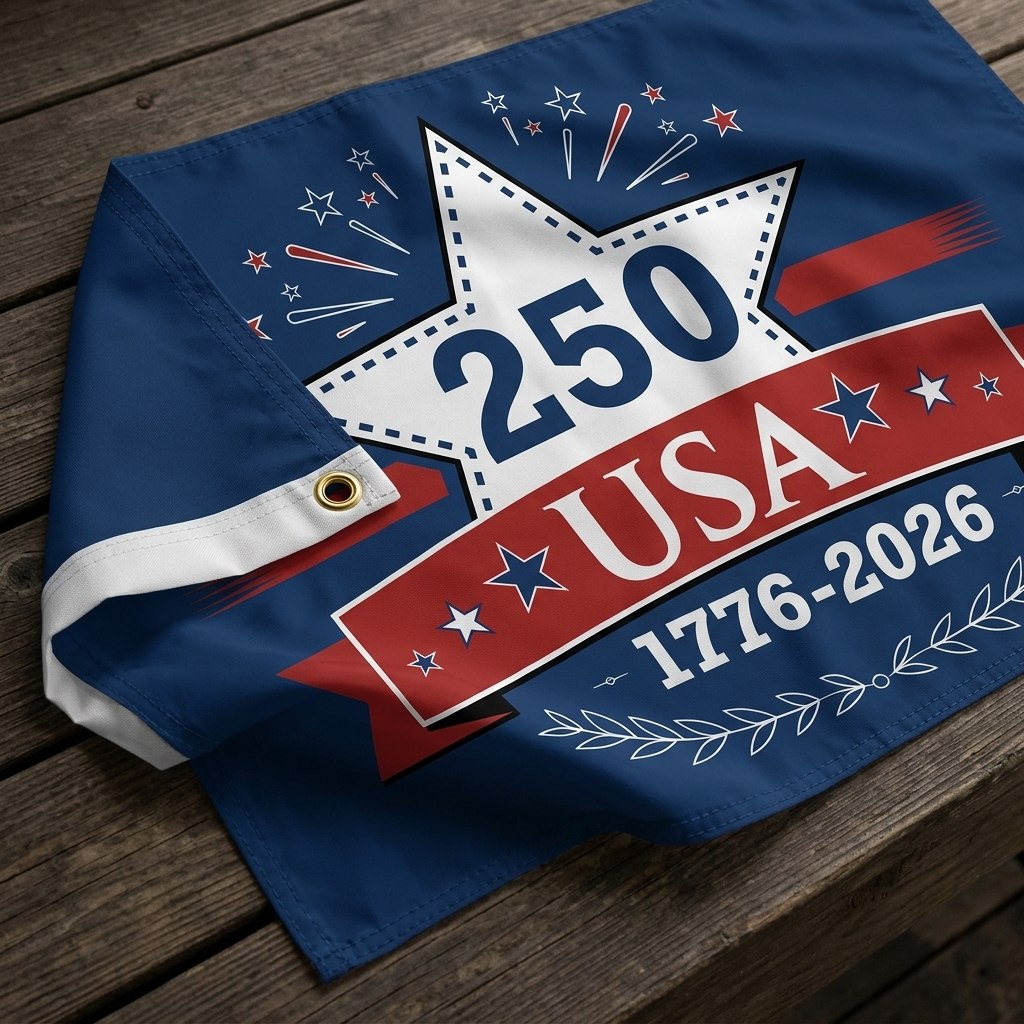 America 250th Anniversary Flag