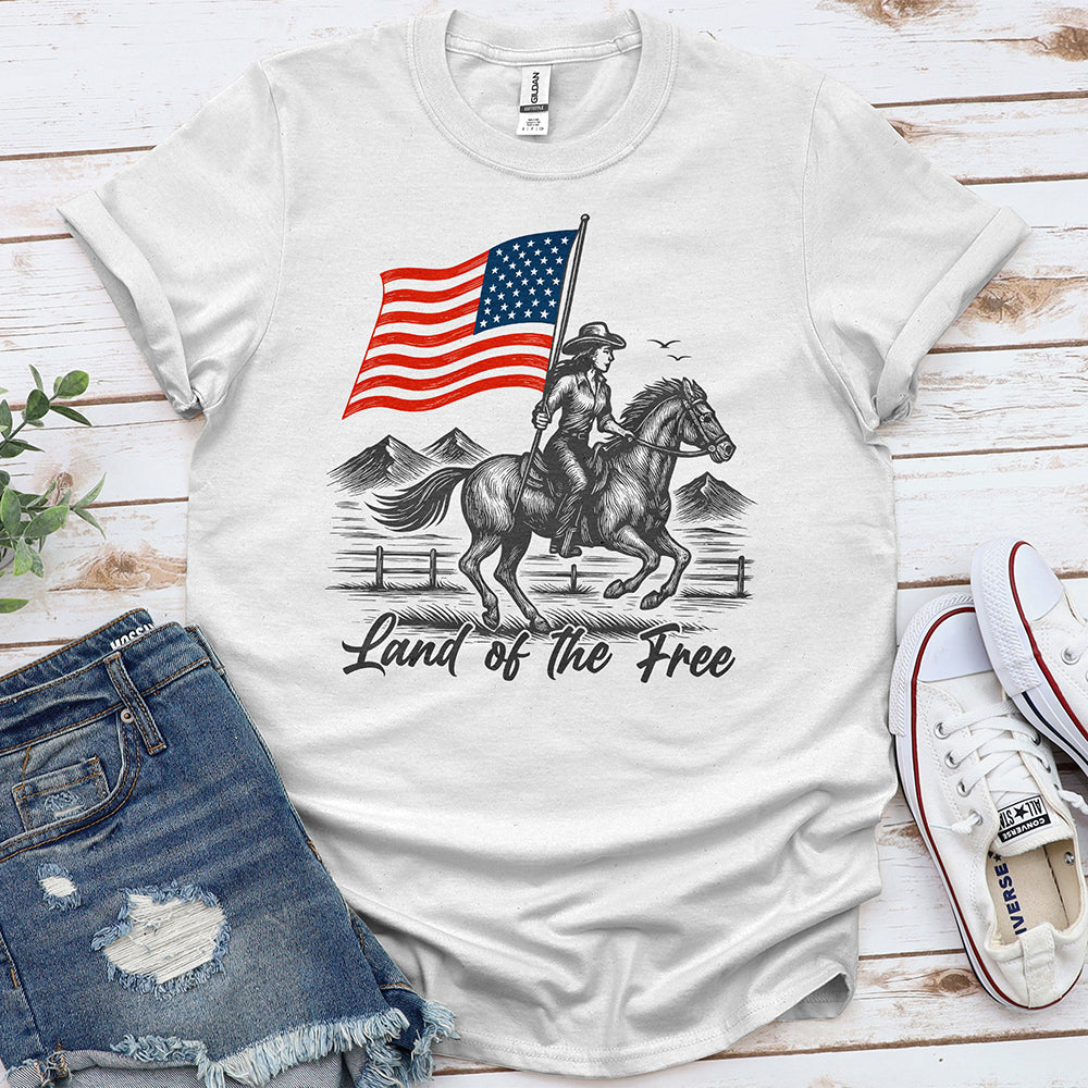 Land of Freedom Tee — White