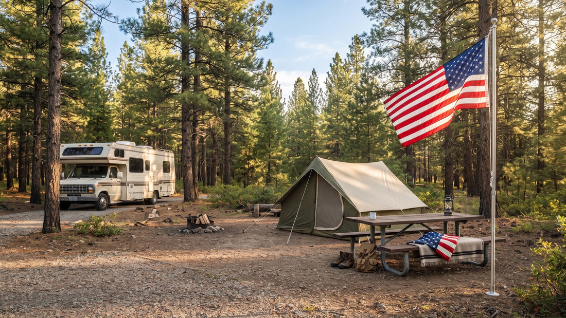 American Flag Camping Rules: Campsite and RV Guide