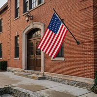 American Flag Etiquette at a Polling Place