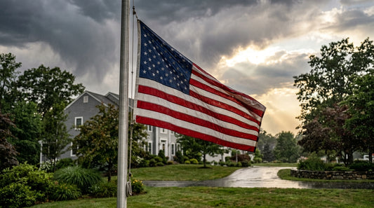 Can You Fly the American Flag in the Rain? Flag Rules