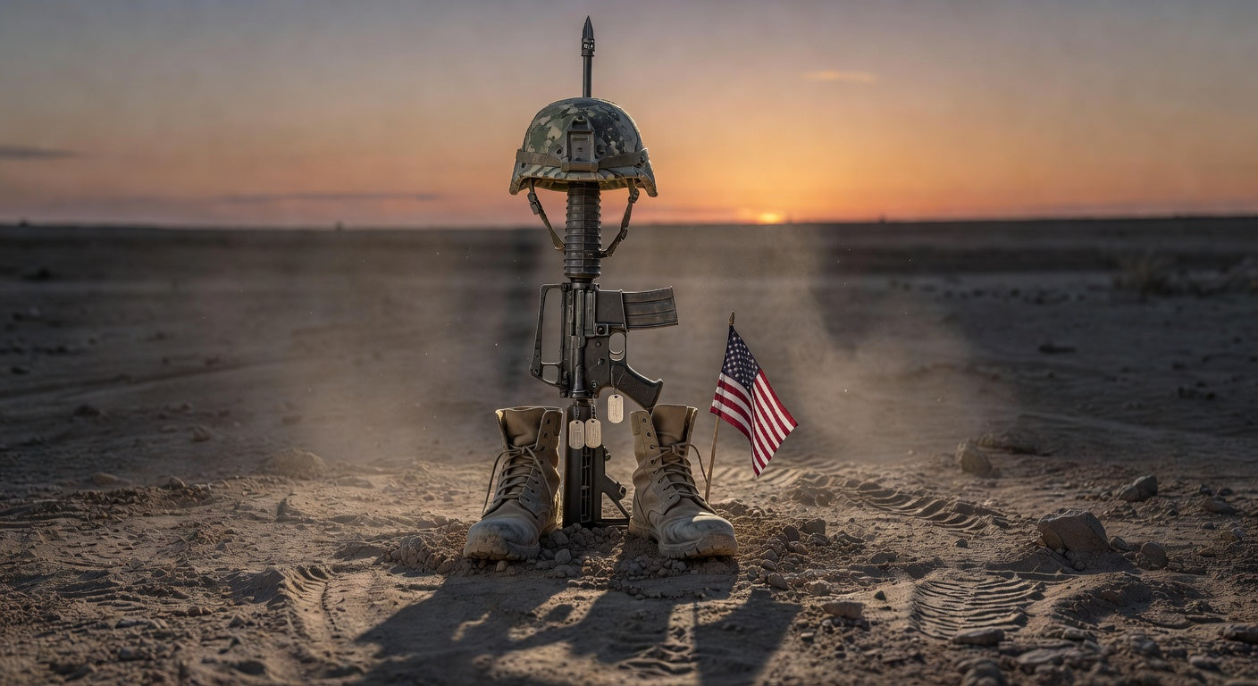 The Battlefield Cross: History, Meaning, and the Story Behind the Boots, Rifle, and Helmet
