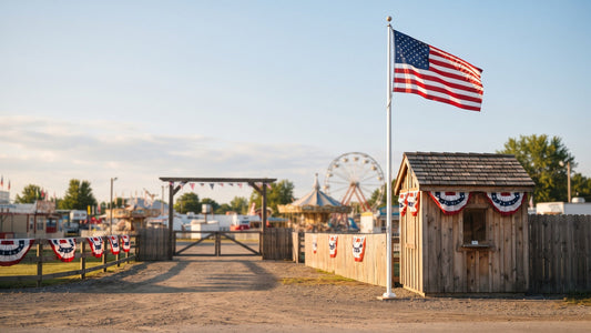 American Flag at a County Fair: Display Rules