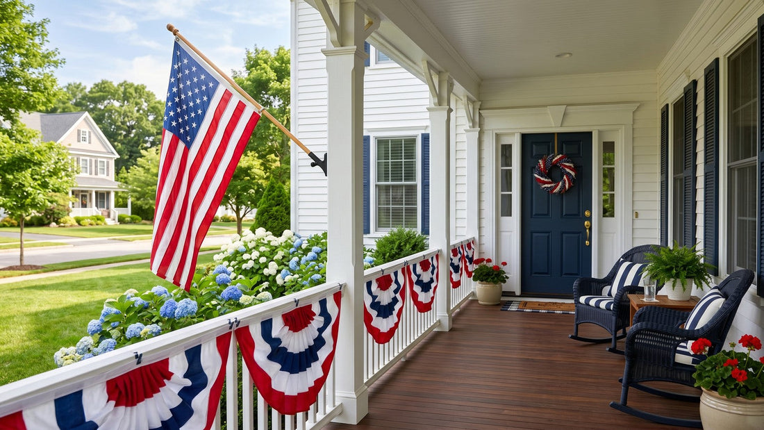 American Flag vs Bunting: July 4th Rules