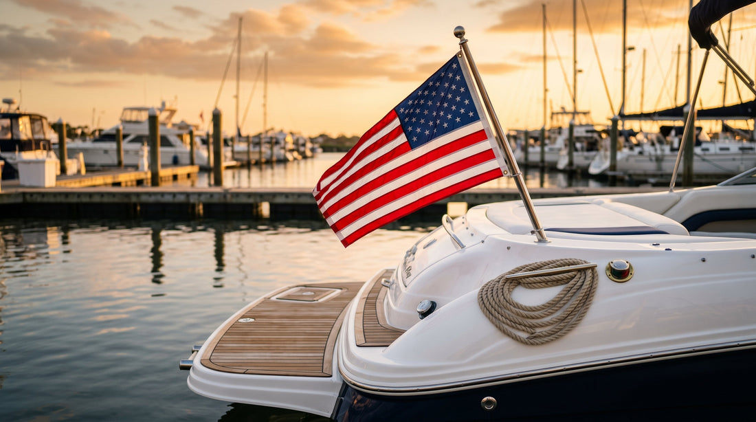 How to Fly the American Flag on a Boat