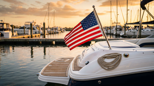 How to Fly the American Flag on a Boat