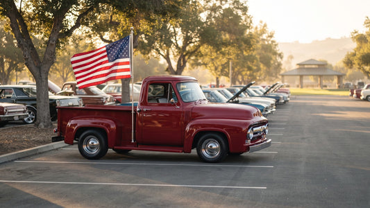 American Flag at a Car Show: Display Rules