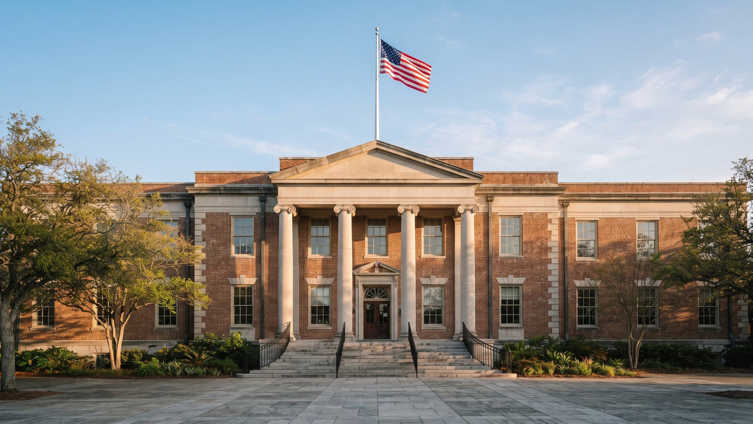 American Flag at City Hall: Display Rules