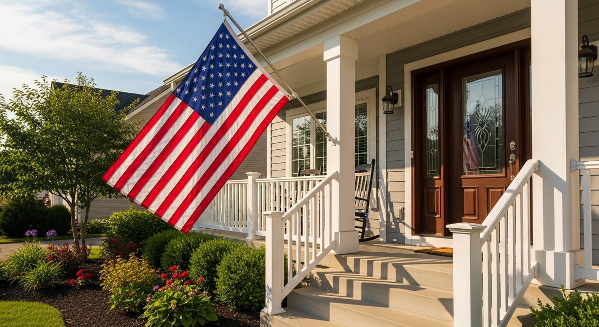 How to Hang an American Flag on Your House the Right Way – Proud & Free