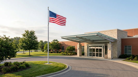 American Flag at a Hospital: Display Rules