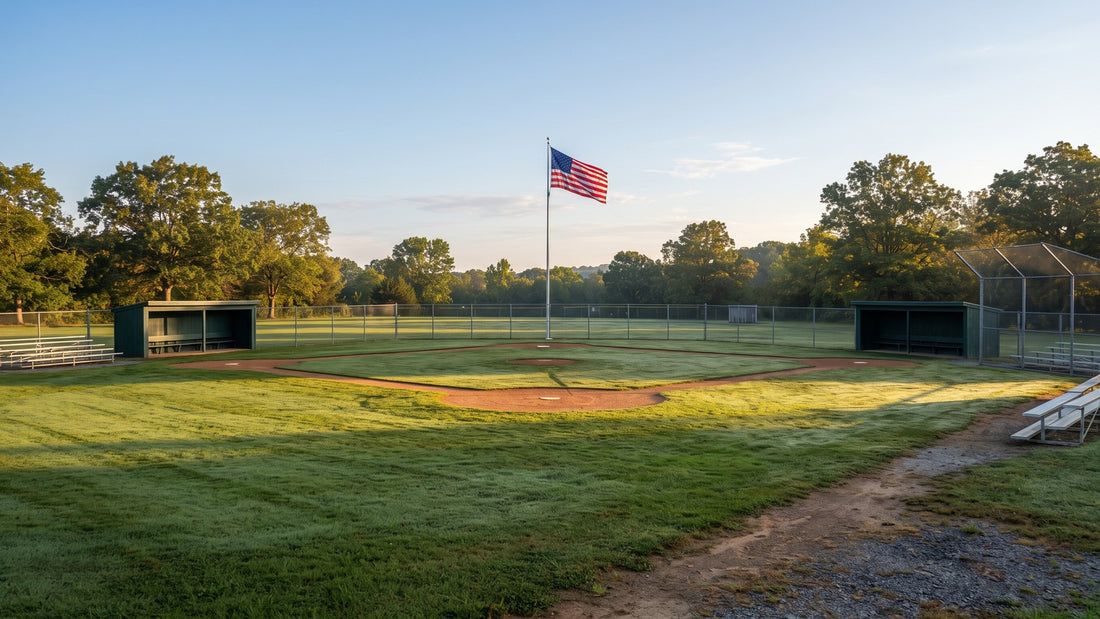 American Flag at a Little League Field: Rules