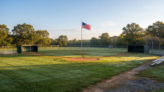 American Flag at a Little League Field: Rules