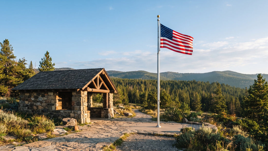 American Flag at a National Park: Rules