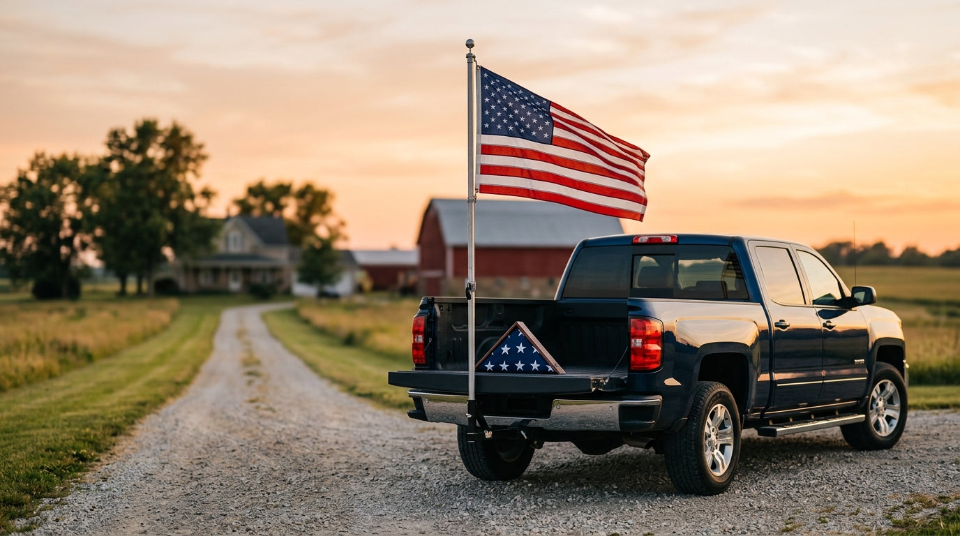 American Flag on a Truck: Rules and Etiquette