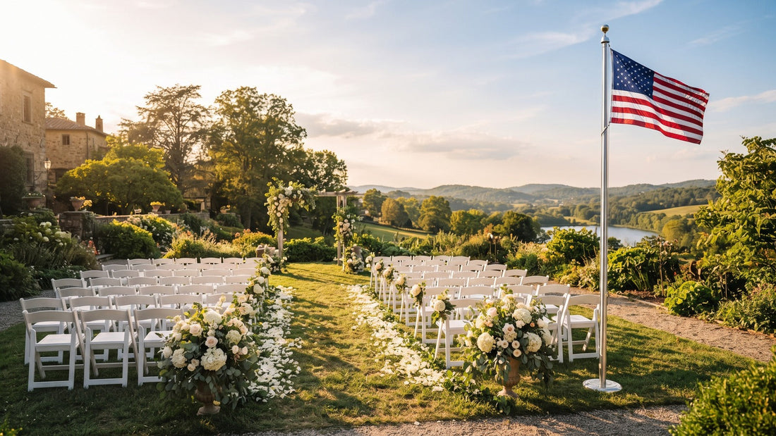 American Flag Wedding Etiquette: Display Rules