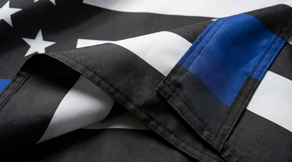 Thin Blue Line American Flag