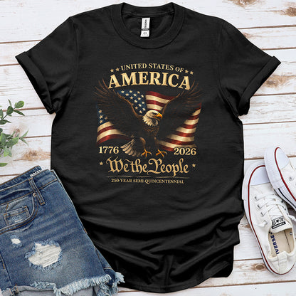 Eagle 250 years Tee — Black