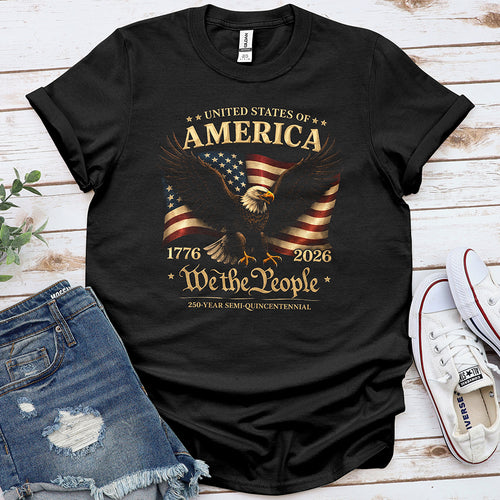 Eagle 250 years Tee — Black