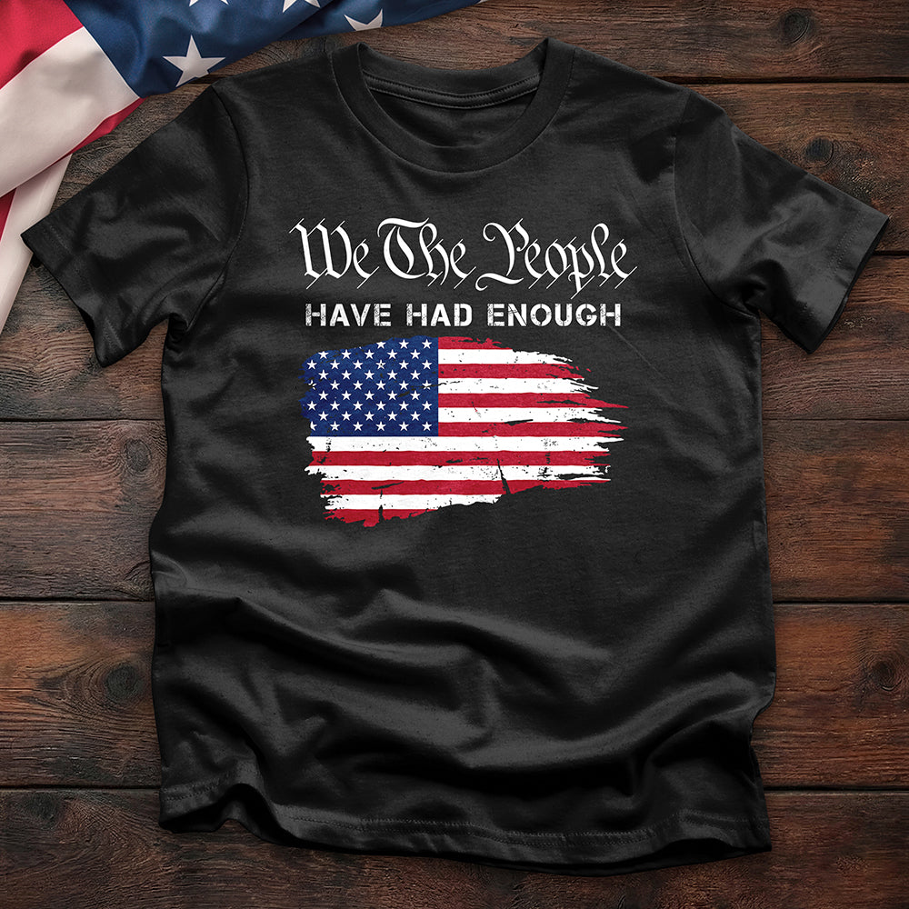 We the People Distressed Flag Tee