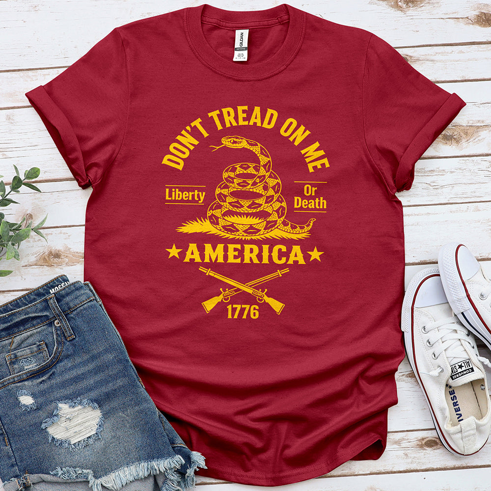 Don’t Tread 1776 Tee — Cardinal Red