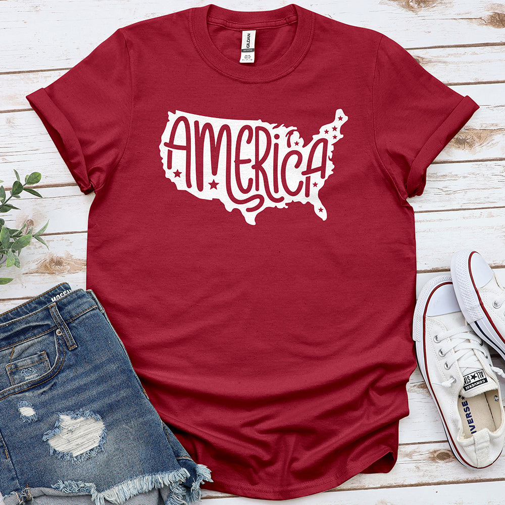 America Map Tee — Cardinal Red.jpg