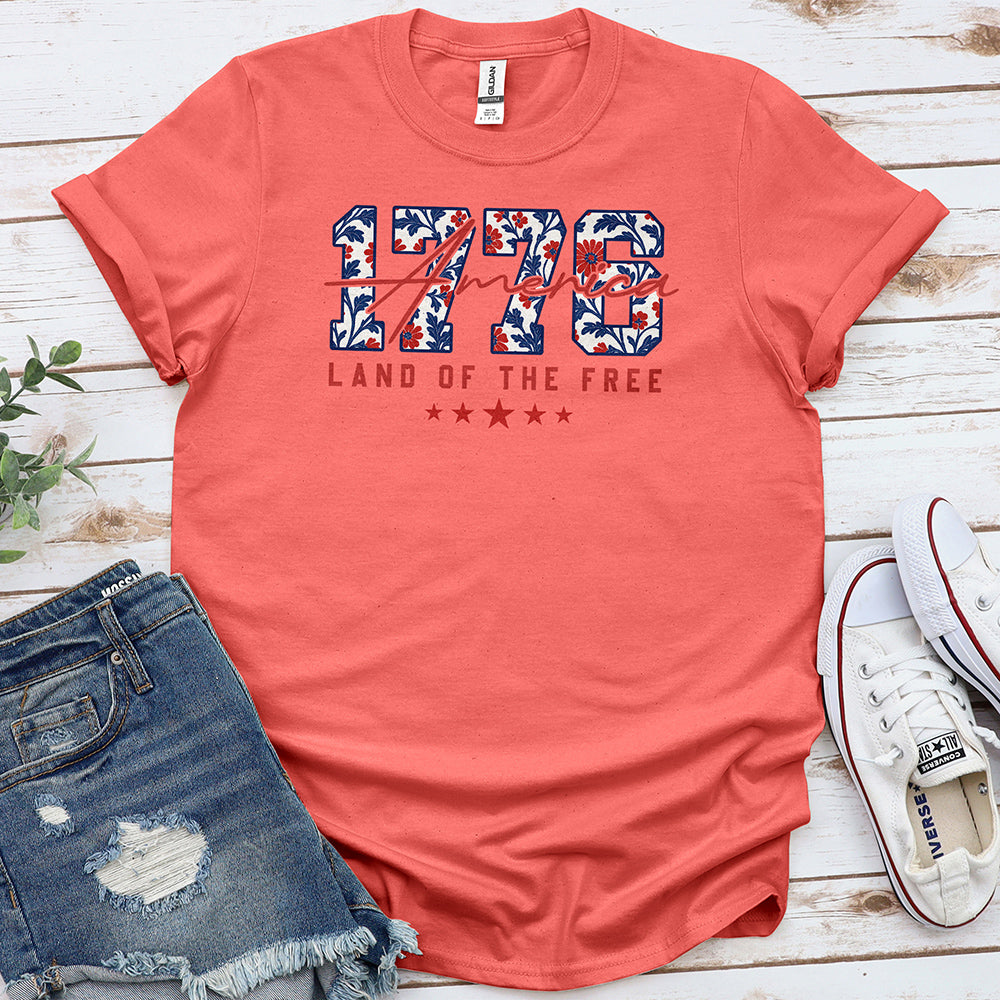 America 1776 Land of the Free Tee - Special Offer