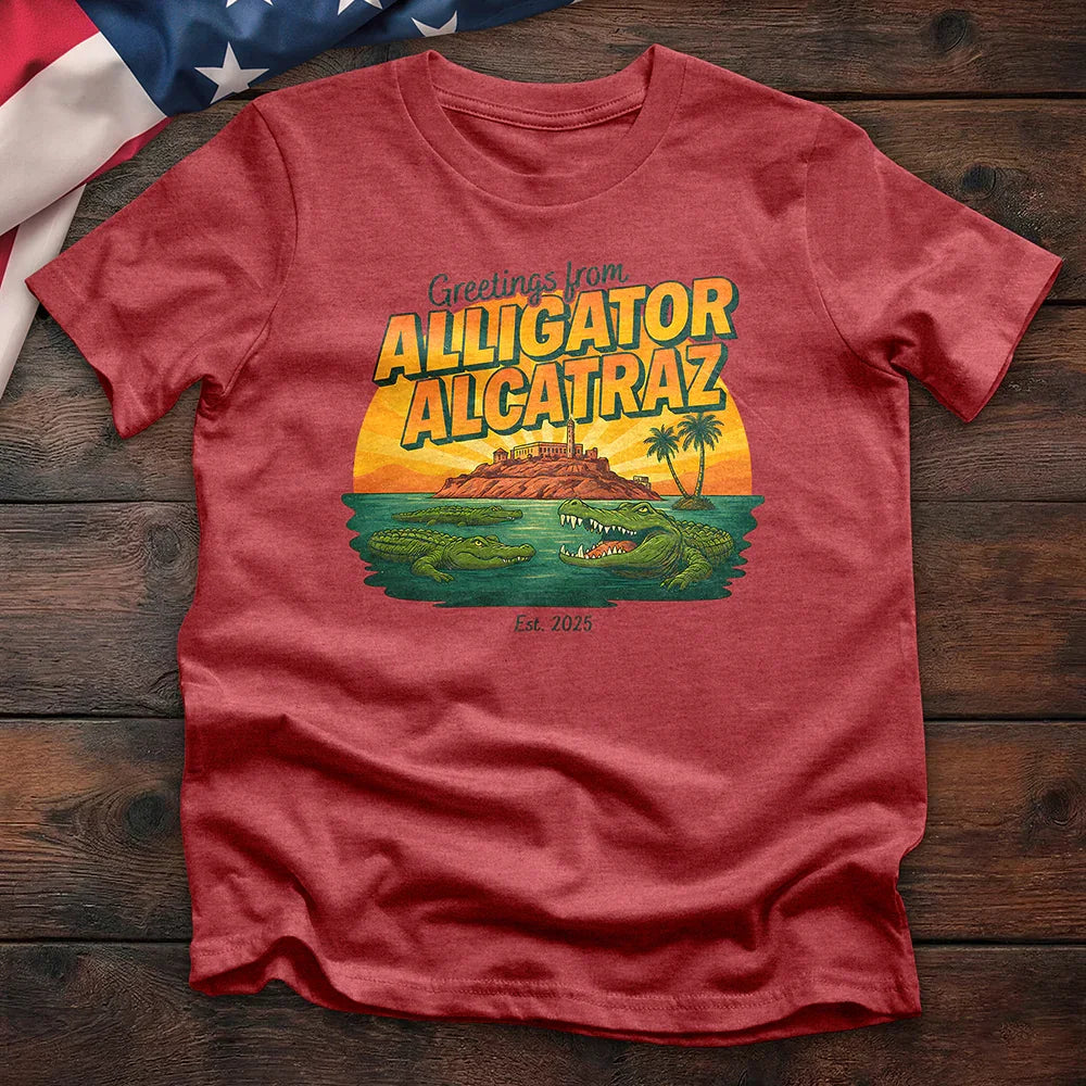 Greetings From Alligator Alcatraz Tee