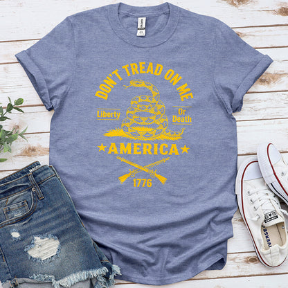 Don’t Tread 1776 Tee — Heather Indigo