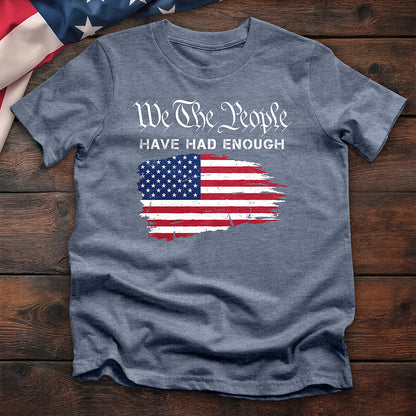 We the People Distressed Flag Tee