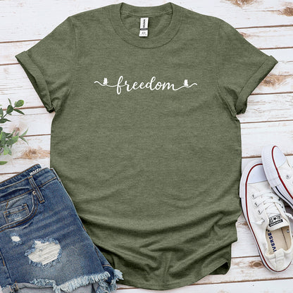 Freedom Cursive Tee