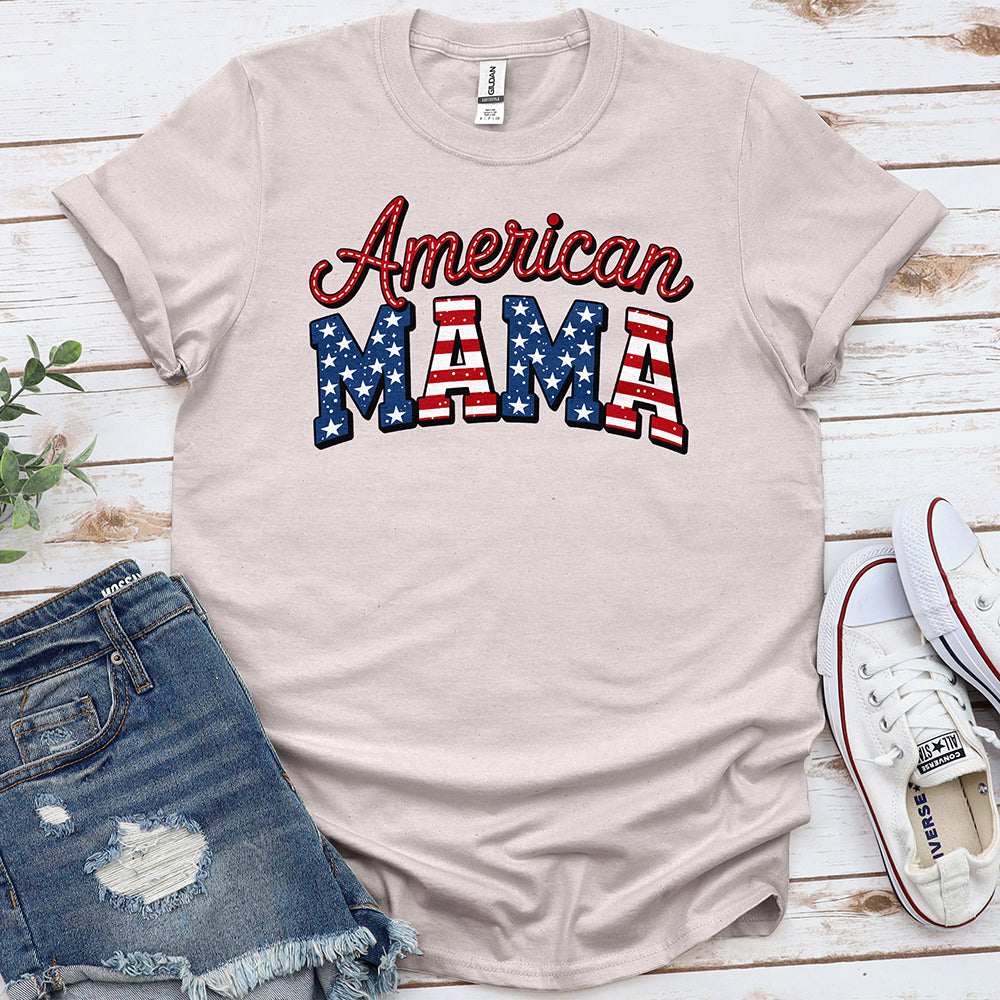 Patriotic Floral Mom Tee - Special Offer