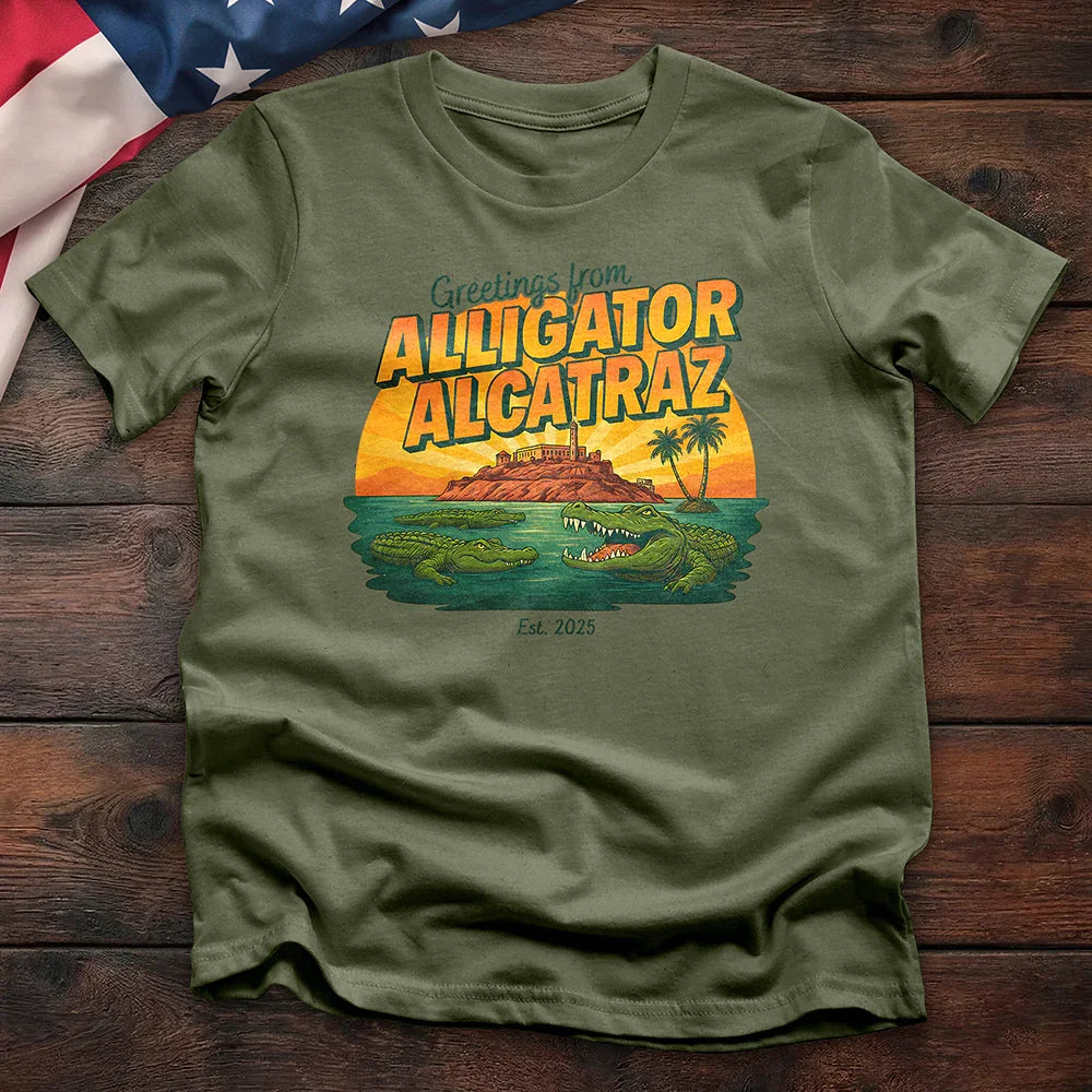Greetings From Alligator Alcatraz Tee