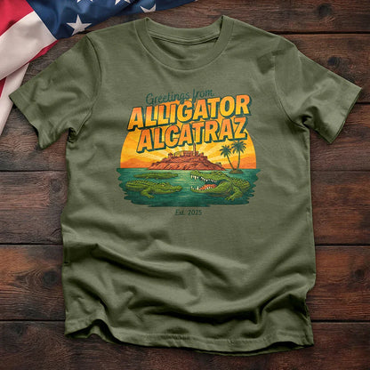 Greetings From Alligator Alcatraz Tee