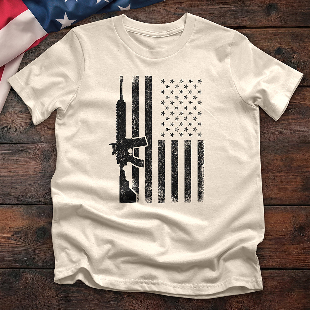 Subdued American Flag Tee