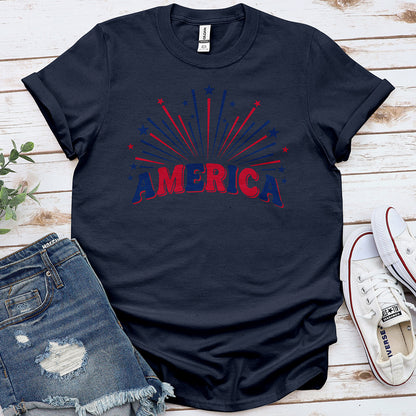 America Fireworks Tee