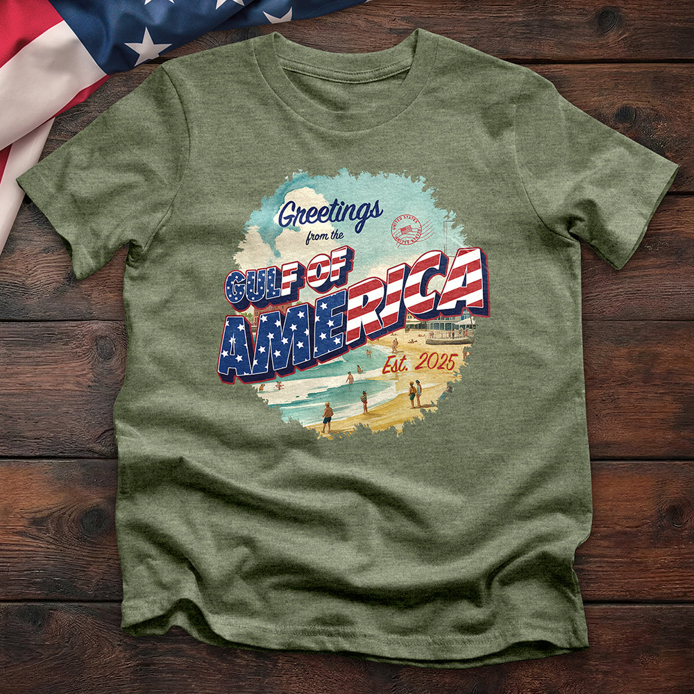 Greetings From Gulf of America Tee — PAF-0029_MOCKUP_Mockup_Heather_Military_Green.jpg