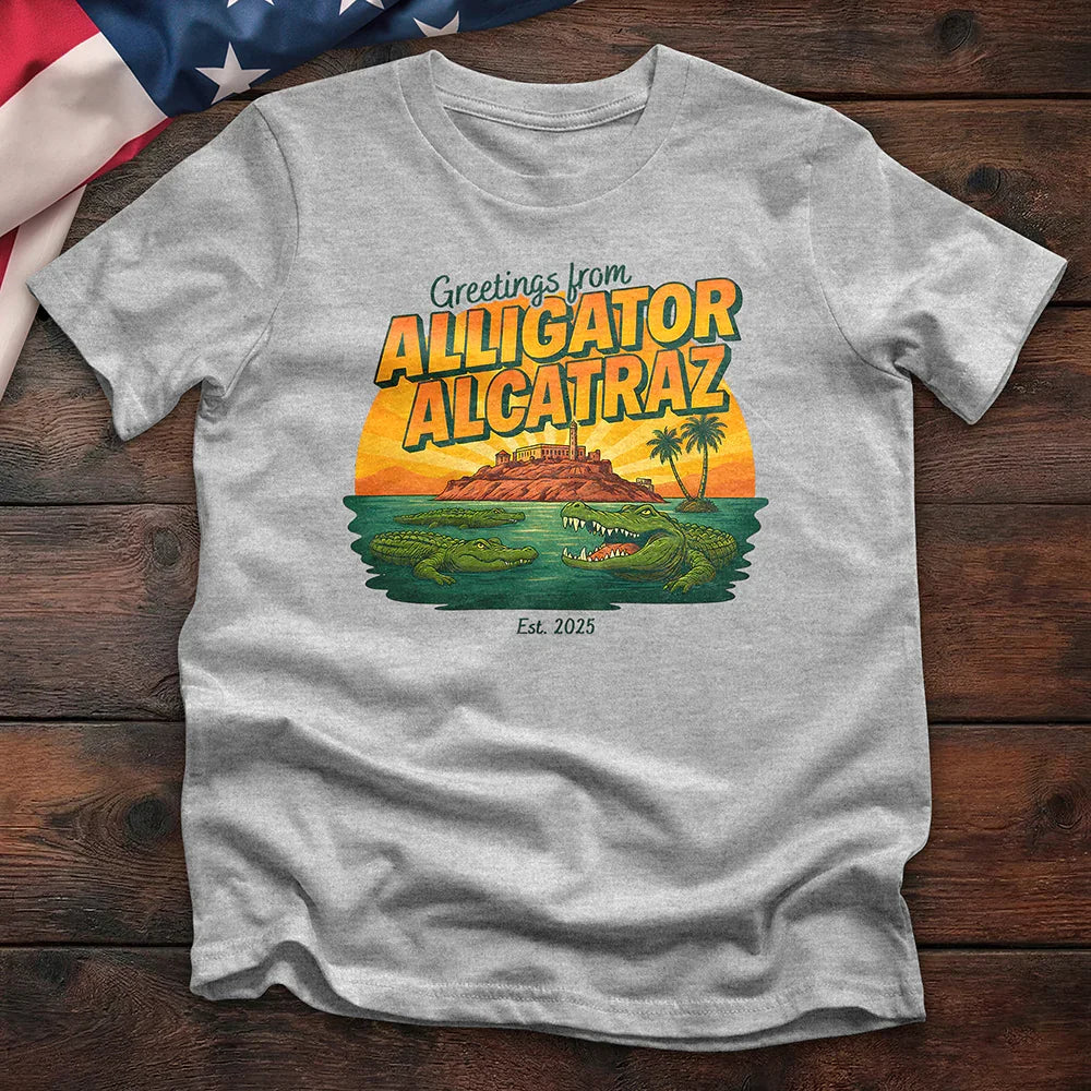 Greetings From Alligator Alcatraz Tee