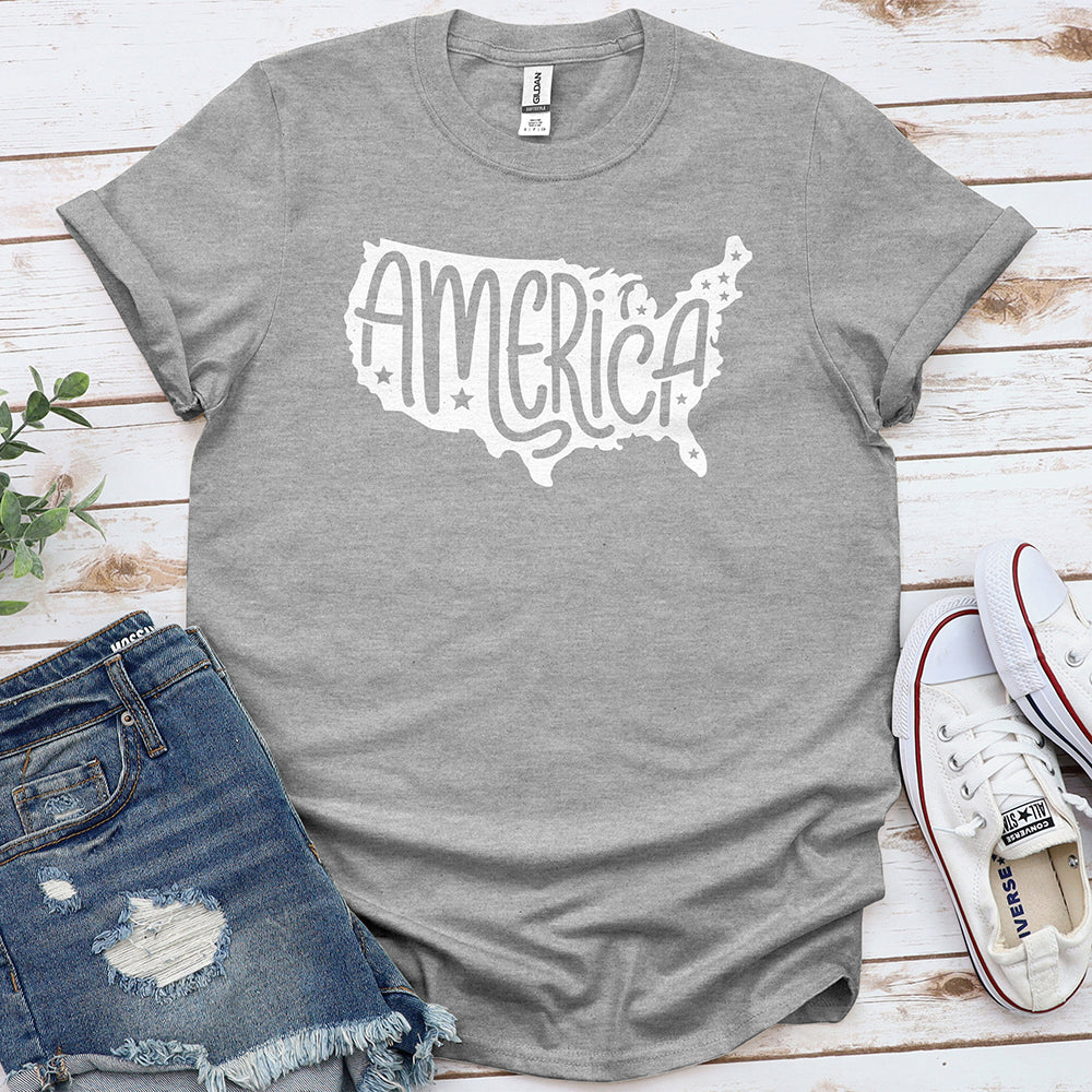 America Map Tee — Sport Grey.jpg