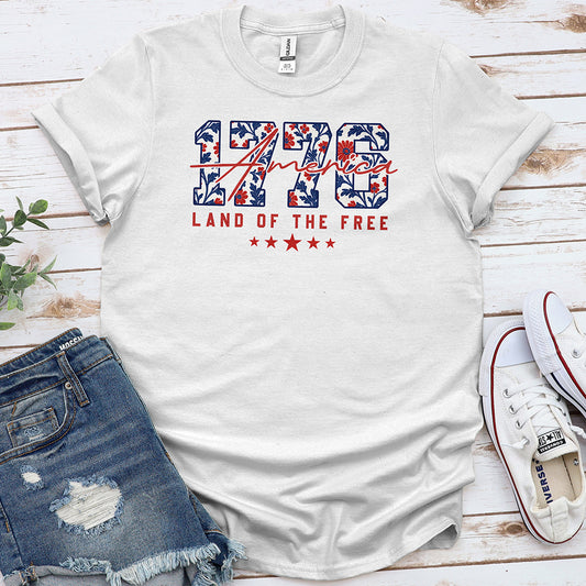 America 1776 Land of the Free Tee - Special Offer