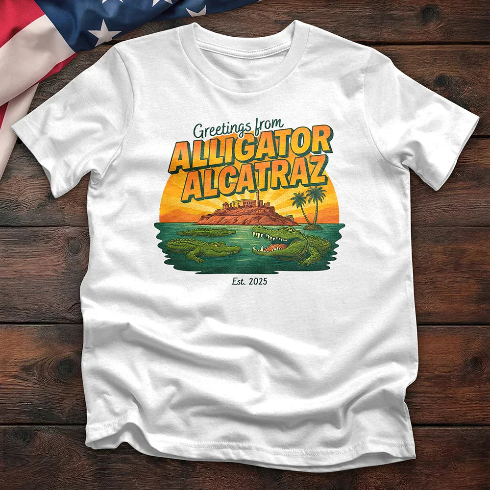 Greetings From Alligator Alcatraz Tee