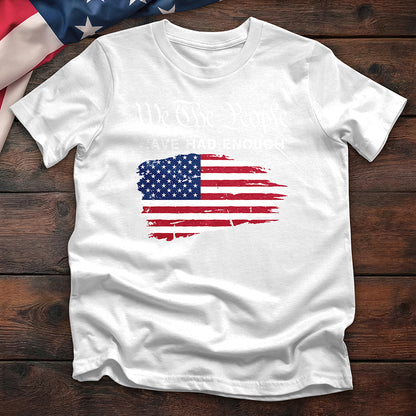 We the People Distressed Flag Tee