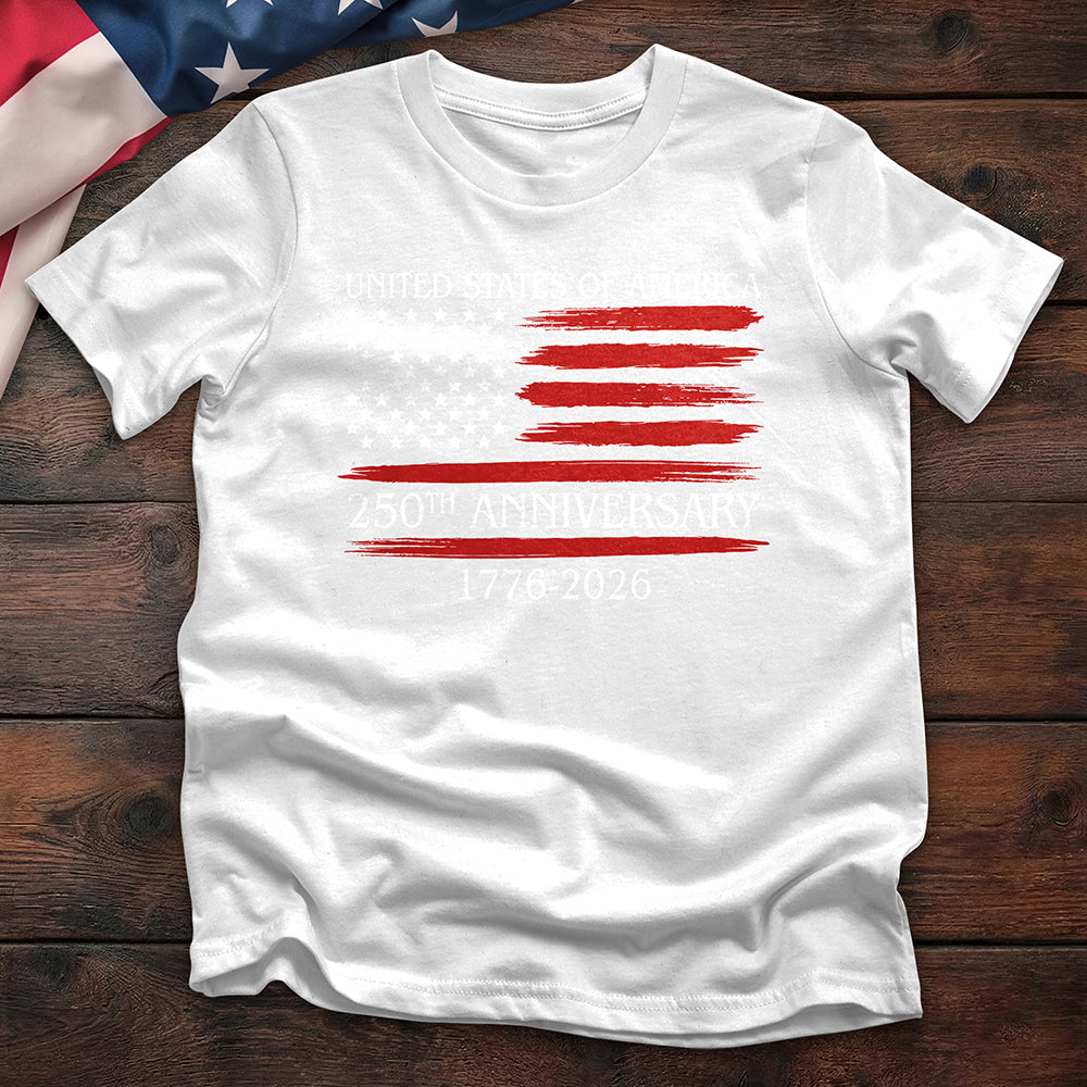 250th Anniversary Distressed Flag Tee - Special Offer
