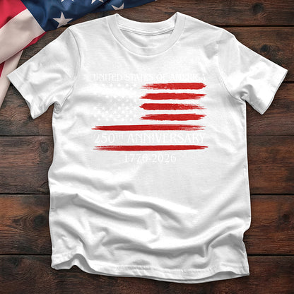 250th Anniversary Distressed Flag Tee
