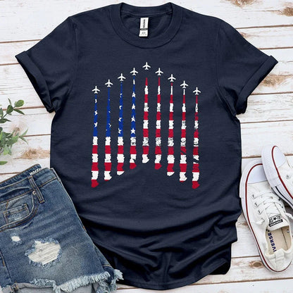 Airplane Smoke Tee - Special Offer - Proud & Free