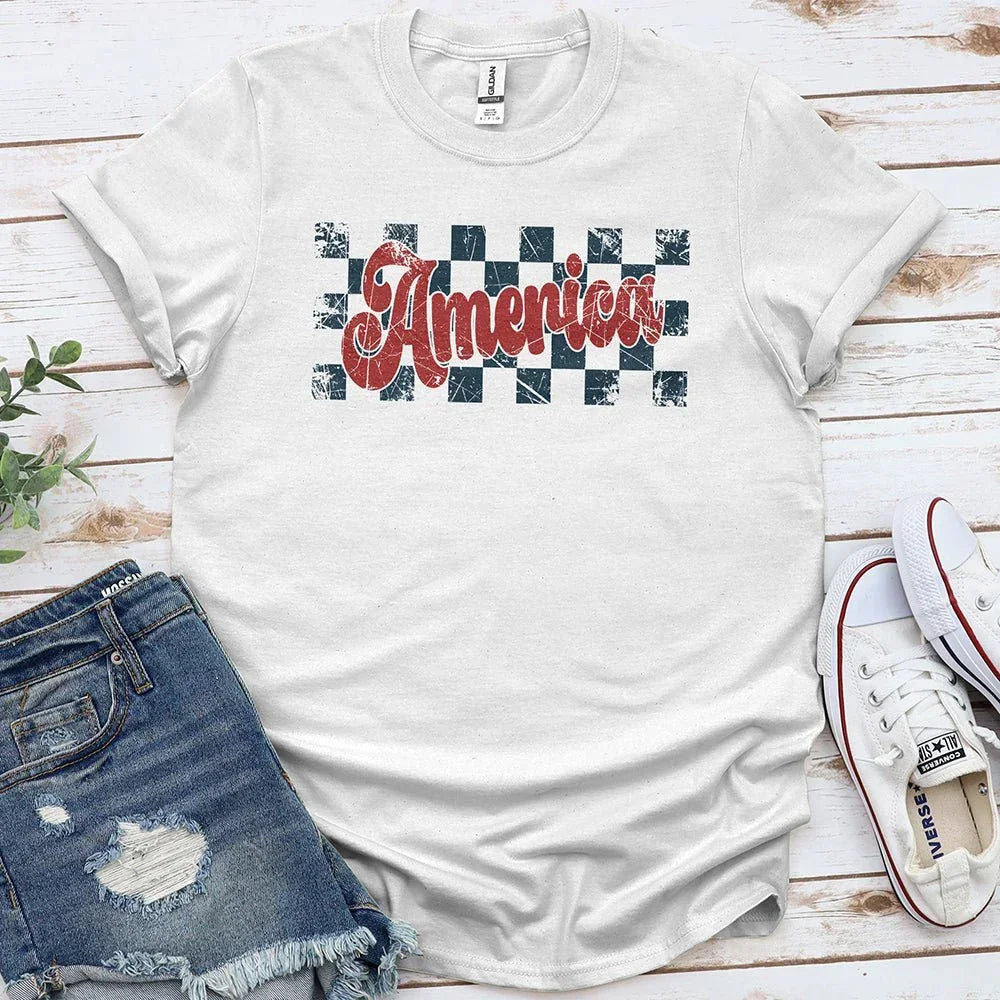 American Checkerboard Offer — White