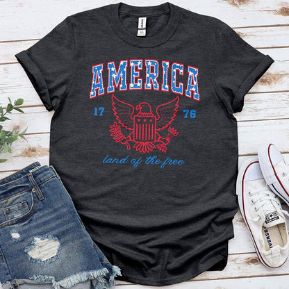 American Eagle Crest Tee - Proud & Free