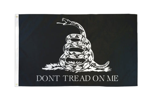 Black Don’t Tread On Me Gadsden Flag flat supplier product image