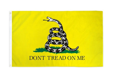 Classic Yellow Don’t Tread On Me Gadsden Flag flat supplier product image