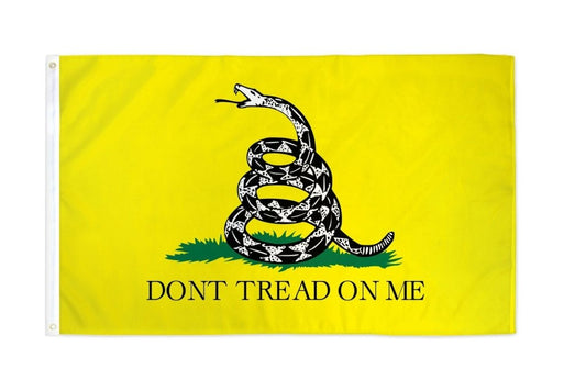 Classic Yellow Don’t Tread On Me Gadsden Flag flat supplier product image