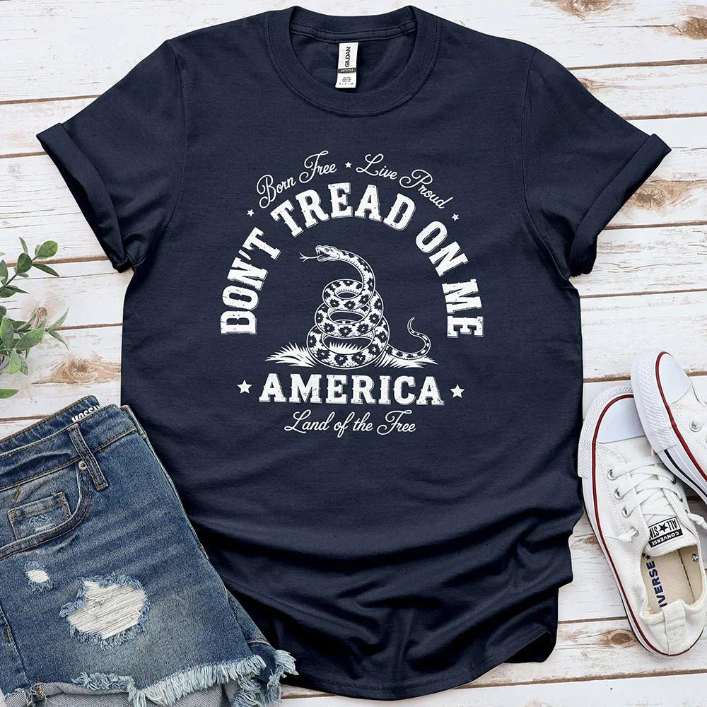 Don't Tread on Me Tee - Proud & Free